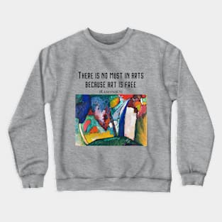 Inspired by Kandinsky's Art Crewneck Sweatshirt